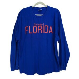 University of Florida Gators Blue Orange Thumb‎ Hole Spirit Jersey Medium Active